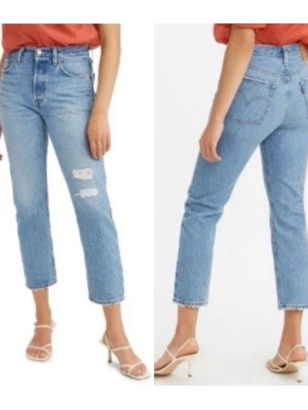 Levi's Premium Cropped Straight Jeans